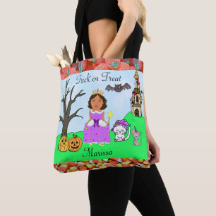 Trick oder Treat Girls Prinzessin Halloween Candy Tasche