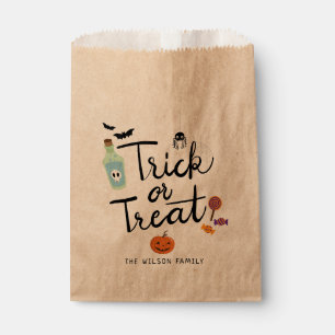 Trick oder Treat Halloween Candy Geschenktütchen