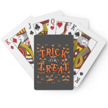 Trick oder Treat Halloween Classic Playing Cards