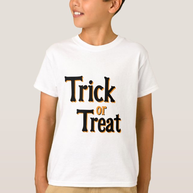 Trick oder Treat Halloween Design - Spooky & Fun G T-Shirt (Vorderseite)