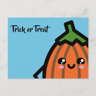 Trick oder Treat - Halloween - Eierpumpen Einladungspostkarte