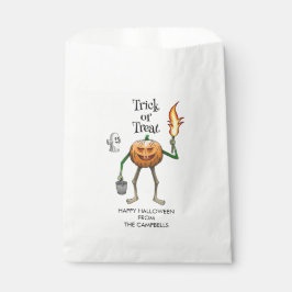 Trick oder Treat Halloween-Fahnen Geschenktütchen