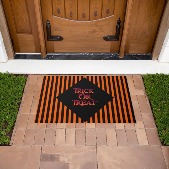 Trick oder Treat Halloween Fußmatte (Außenbereich)
