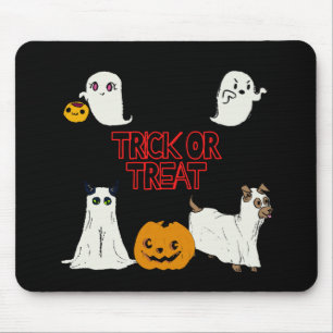 Trick oder Treat Halloween-Geister Mousepad