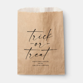 Trick oder Treat Halloween Geschenktütchen