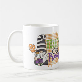 Trick oder Treat Halloween Gnome Kaffeetasse