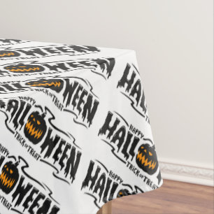 Trick oder Treat Halloween Jack-O-Lanterns Tischdecke