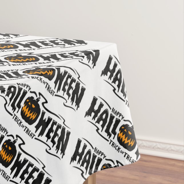 Trick oder Treat Halloween Jack-O-Lanterns Tischdecke (Beispiel)
