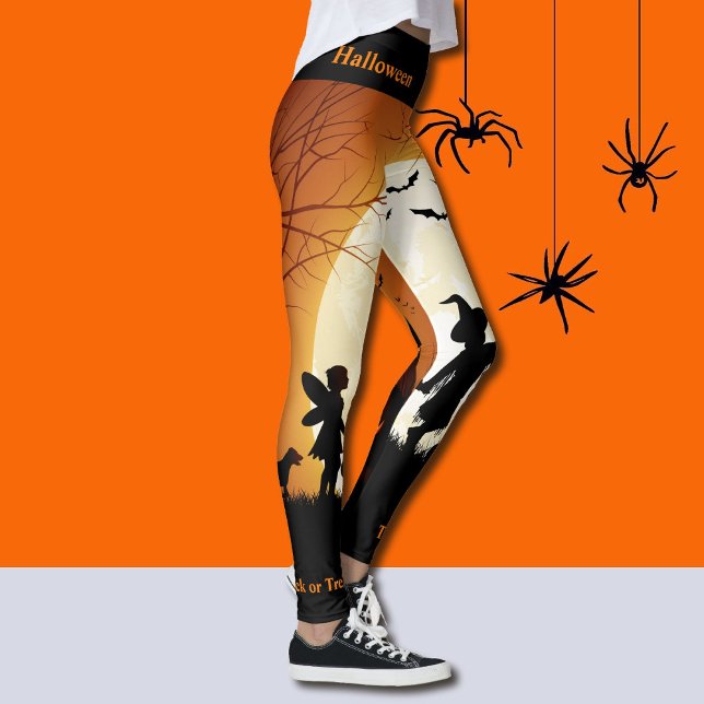 Trick oder Treat Halloween Leggings Kürbiskröten (Von Creator hochgeladen)