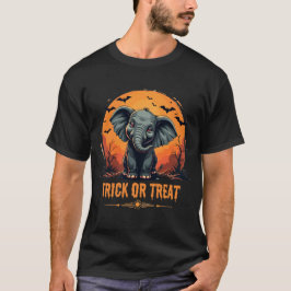 Trick oder Treat Halloween Niedlich Baby Elephant T-Shirt