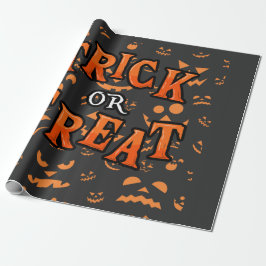 Trick oder Treat Halloween Paper Gift Wrap Geschenkpapier