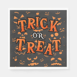 Trick oder Treat Halloween Paper Napkins Serviette