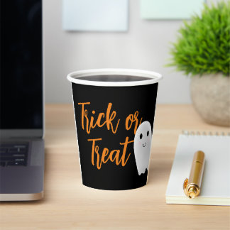 Trick oder Treat Halloween Pappbecher