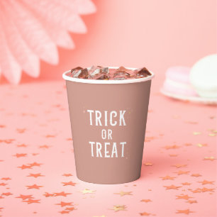 Trick oder Treat Halloween-Party Pappbecher