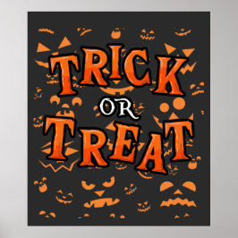 Trick oder Treat Halloween Poster