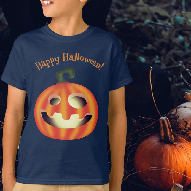 Trick oder Treat Halloween Pumpkin T-Shirt (Von Creator hochgeladen)