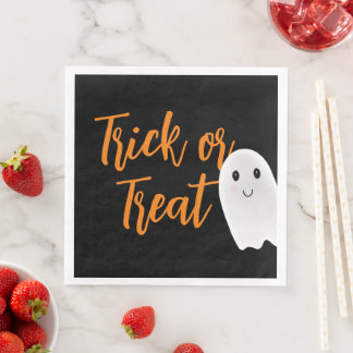 Trick oder Treat Halloween Serviette