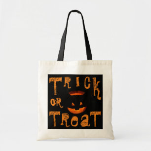 Trick oder Treat Halloween Skull Tragetasche