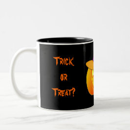 Trick oder Treat Halloween-Tasse Zweifarbige Tasse