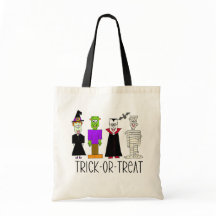 Trick oder Treat Halloween Tote Bag