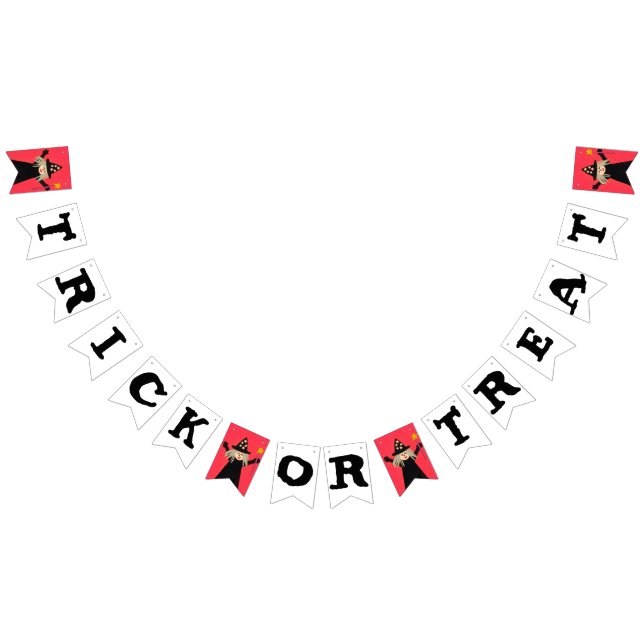 Trick oder Treat Halloween Wimpelkette (Alle)