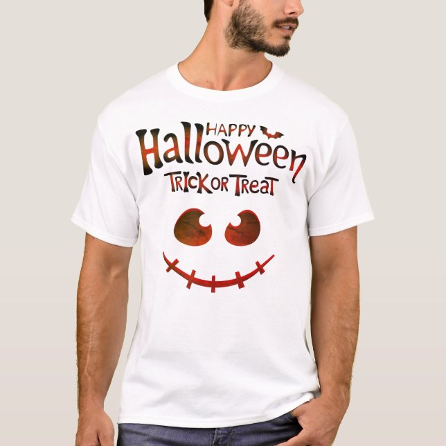 Trick oder Treat Happy Halloween für Männer T - Sh T-Shirt (Vorderseite)