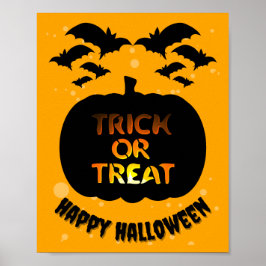 Trick oder Treat Happy Halloween Poster
