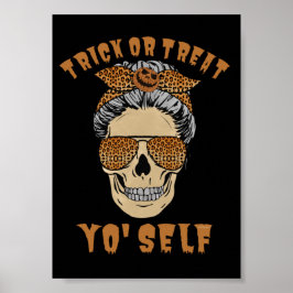 TRICK ODER TREAT IHNEN SELBST lustige Hallope zwis Poster