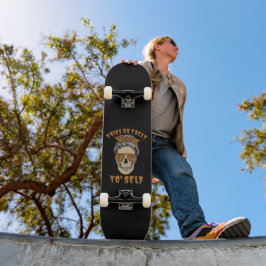 TRICK ODER TREAT IHNEN SELBST lustige Hallope zwis Skateboard