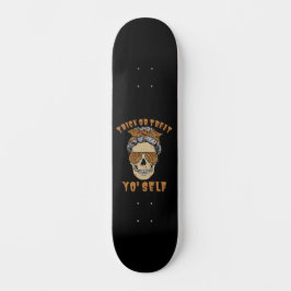 TRICK ODER TREAT IHNEN SELBST lustige Hallope zwis Skateboard