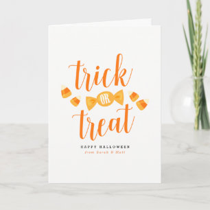 Trick oder Treat Karte