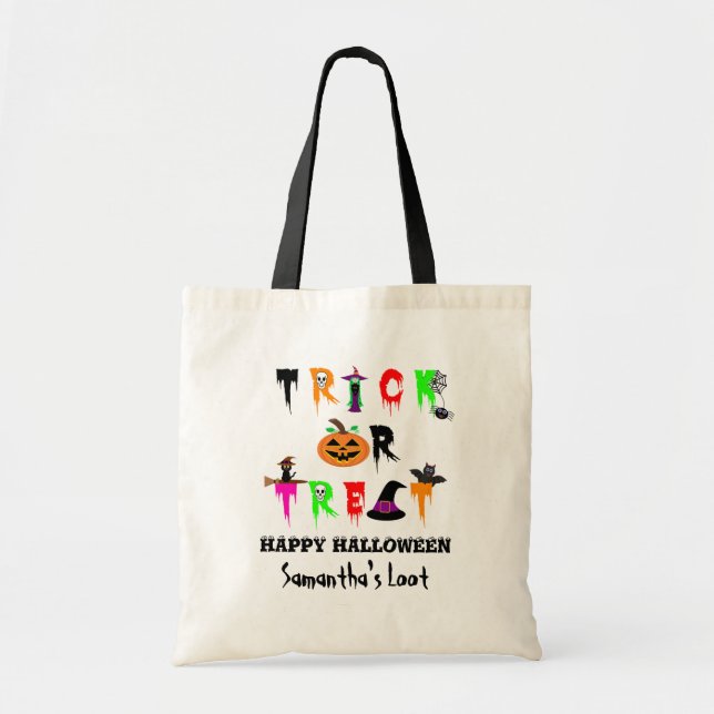 Trick oder Treat Loot Bag Tragetasche (Vorne)