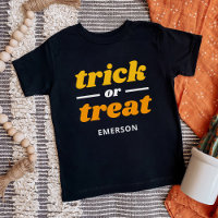 Trick oder Treat Mit Monogramm Halloween