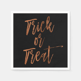 Trick oder Treat Moderne Halloween Napkins Serviette