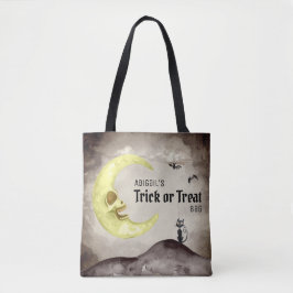 Trick oder Treat (Name hinzufügen) Halloween Spook Tasche