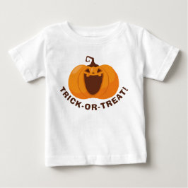 Trick oder Treat Niedlichen Halloween Orange Pumpk Baby T-shirt