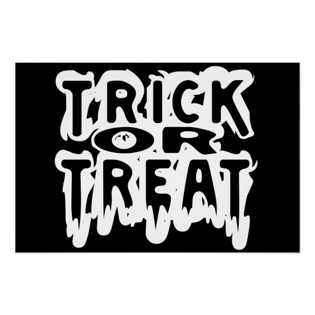 Trick oder Treat Poster (Vorderseite)