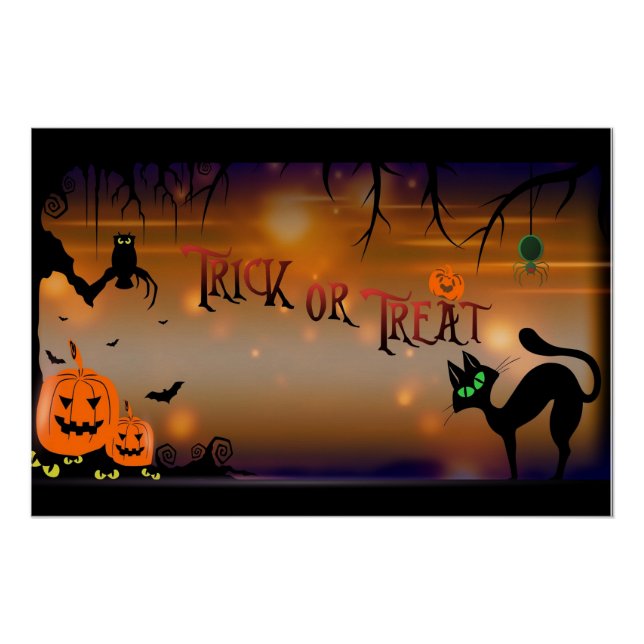Trick oder Treat Poster (Vorderseite)