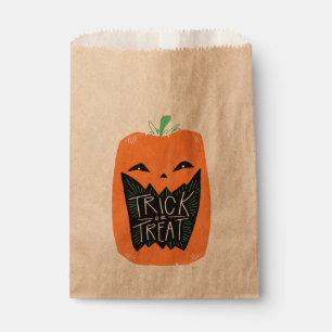 Trick oder Treat Pumpkin Halloween Leckerei Geschenktütchen