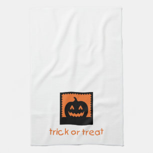 Trick oder Treat Pumpkin Halloween Teeküche Handtu Handtuch