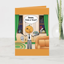 Trick oder Treat Pumpkin Vater