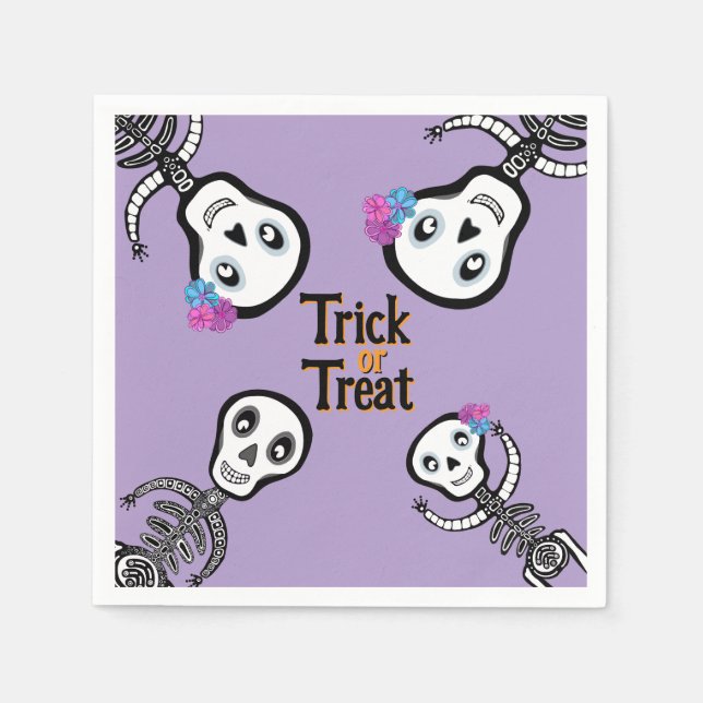 Trick oder Treat Serviette (Vorderseite)