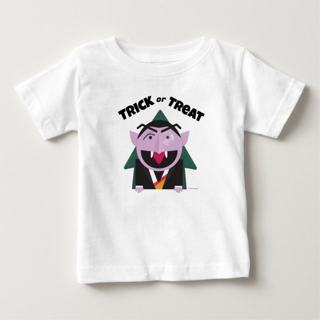 Trick oder Treat Sesamstraße Halloween Baby T-shirt (Vorderseite)