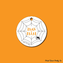 Trick oder Treat Spiderweb Gift Tag Geschenkanhänger