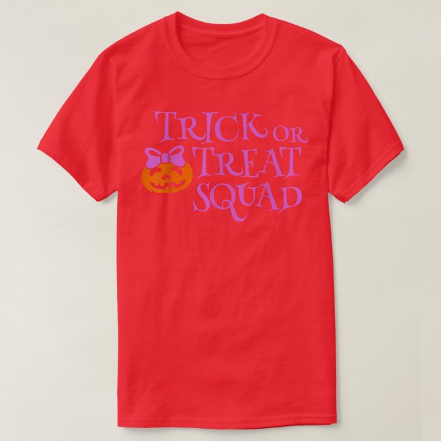 Trick oder Treat Squad Halloween Trick oder Treat  T-Shirt (Design vorne)