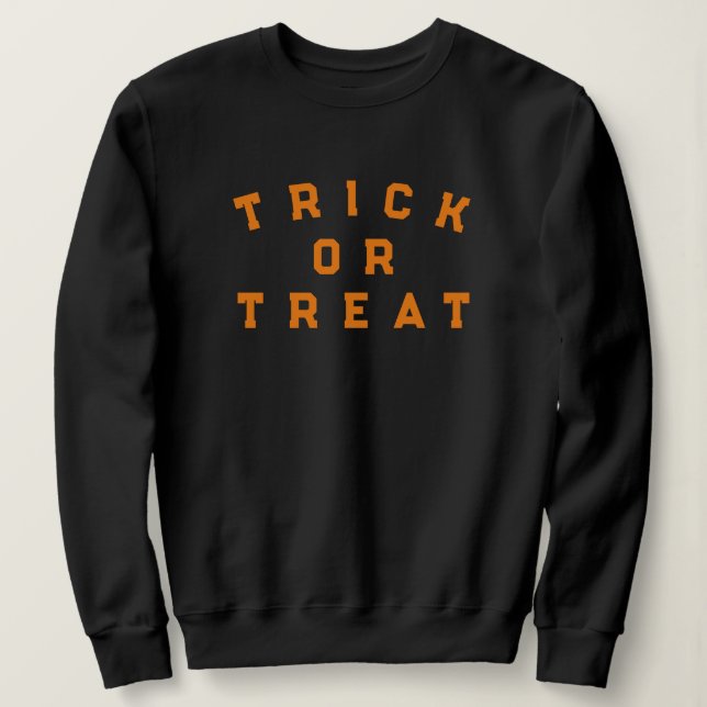 Trick oder Treat Sweatshirt (Design vorne)