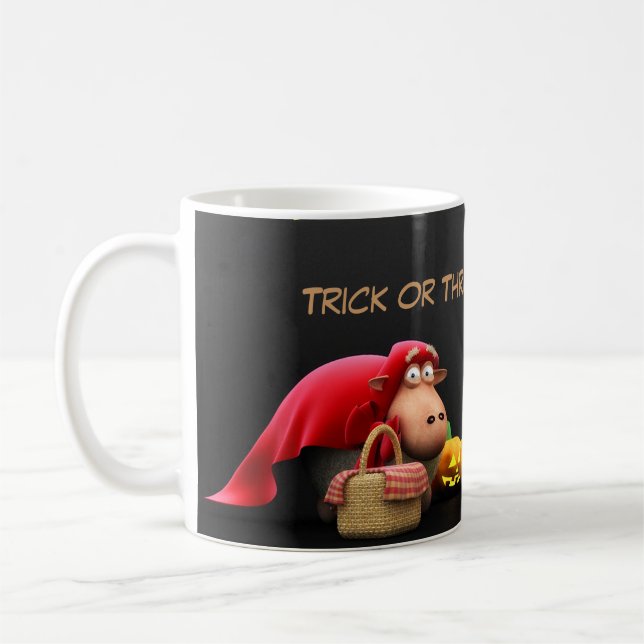 Trick oder Treat-Tasse Kaffeetasse (Links)