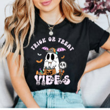 Trick oder Treat Vibes Retro Ghost & Candy Hallowe
