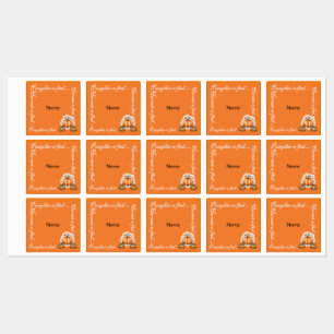 Trick oder Treat von... Etiketten