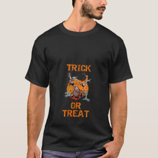 Trick oder Treat Zombie Pumpkin Halloween V N T-Shirt